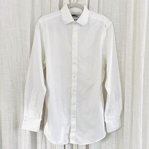 Charles Tyhwhitt Jermyn Street London White Non Iron Slim Fit Dress Shirt 15/35